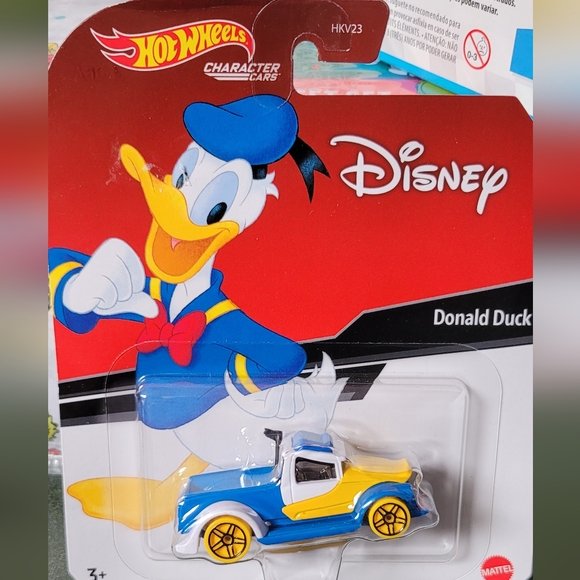 Disney Hot Wheels Character Cars Mickey Minnue Donakd Daisy - Picture 3 of 8